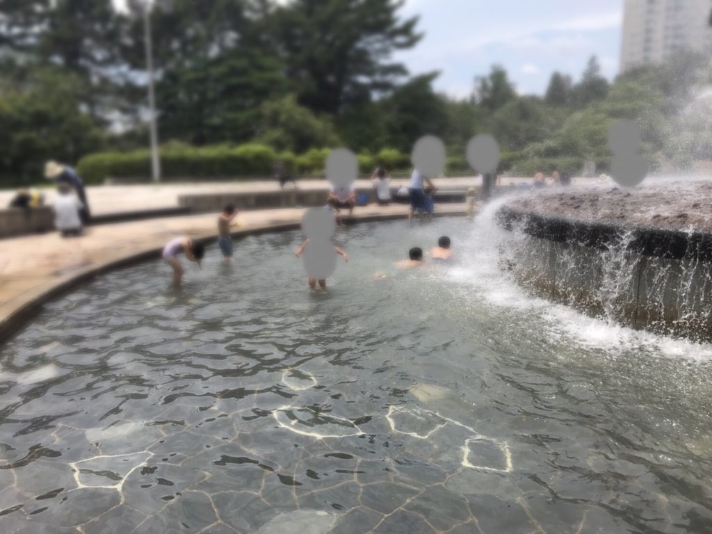 榴岡公園の噴水