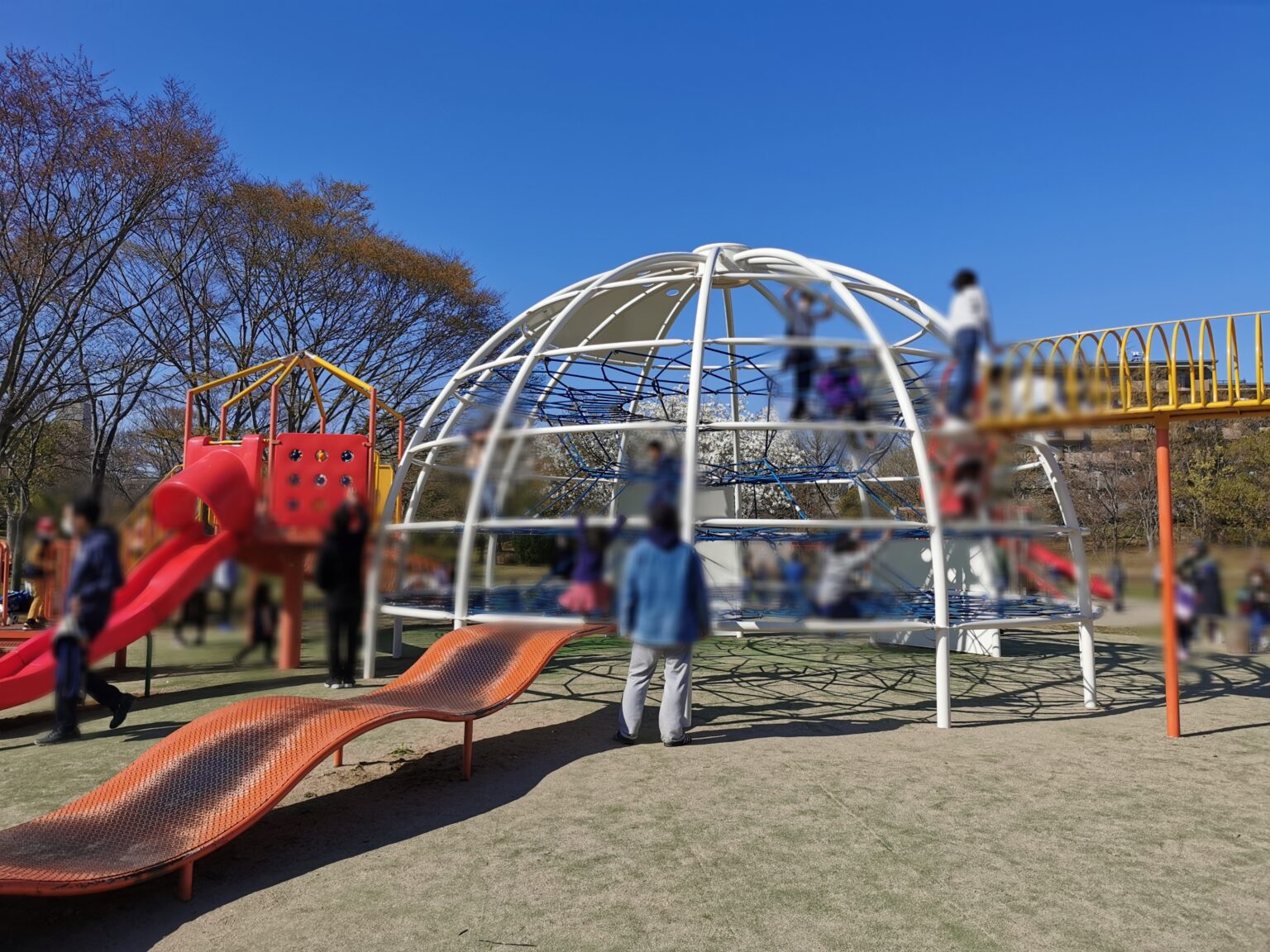 広い芝生、大きな遊具！仙台の公園といえばここ！七北田公園で遊びました