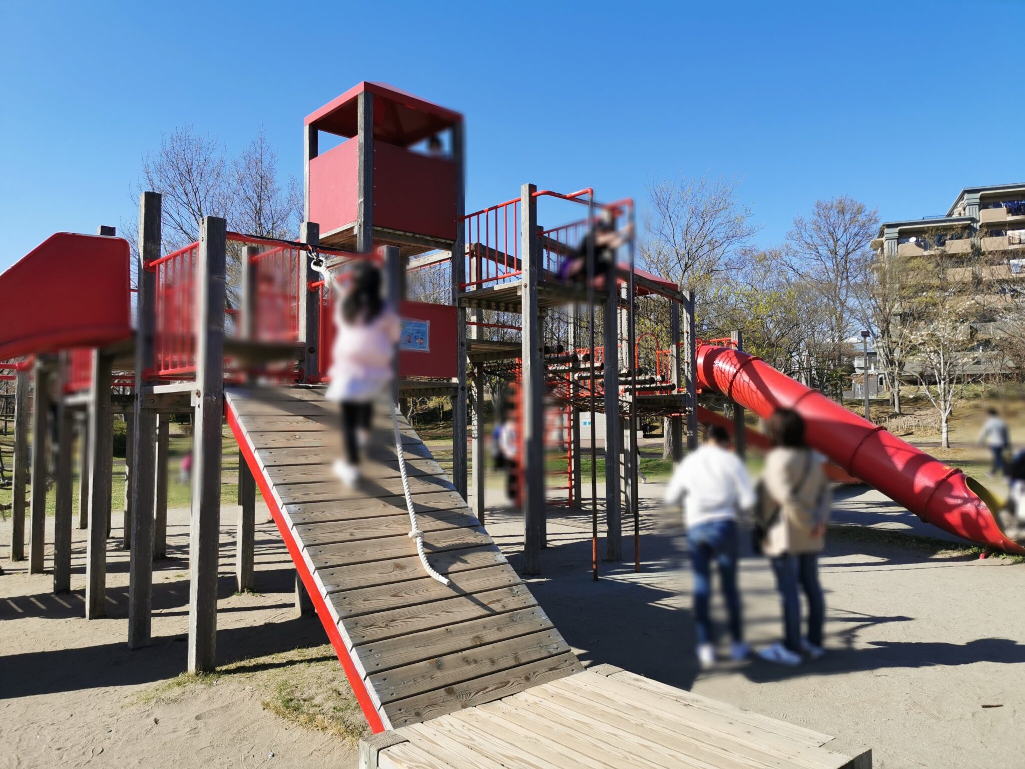 広い芝生、大きな遊具！仙台の公園といえばここ！七北田公園で遊びました