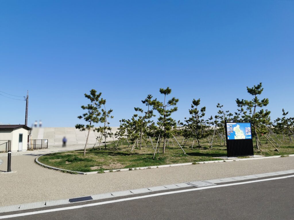 菖蒲田浜海水浴場駐車場